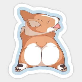 Cute Corgi Butt Sticker